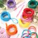 384 Piece Loom Potholder Loops Weaving Craft Kit | 8 Colors, 4 Crochet Hooks | DIY Crafts Supplies | Compatible with 7 Inch Loom - Buy Online on GoSupps.com