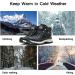 AMIDEWA Men's Snow Ankle Boots - Fur Lined, Anti-Slip, Warm Outdoor Work Shoes (Size 11, Black) - Buy Online on GoSupps.com