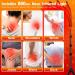 Mojimdo Red Light Therapy Lamp 660nm&850nm Infrared Light with Flexible Gooseneck Arm and Height-Adjustable Stand for Targeted Use on Face Body Knee Back - Ideal for Home Use - Buy Online on GoSupps.com