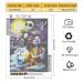 Halloween Diamond Painting Kit - Jack and Sally Skull Design - Full Round 5D Diamond Drill Kit for Adults and Kids - DIY Wall Art Craft - 15.8x11.8 inch - Buy Online on GoSupps.com