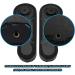 NOKINS Golf Cart Armrest & Cup Holder - Stainless Steel Support - No Drilling Needed - Black - Buy Online on GoSupps.com