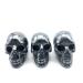 Crystal Hole Specimen Healed Natural Terahertz Quartz Ghost Head Carved Handmade Crystal Home Ornaments Decoration Stones As a Gift Crystal Hole