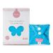 Femallay Reusable Cloth Menstrual Pads - Feminine Pads w/Charcoal Bamboo Layer Washable Sanitary Pads for Women Soft Absorbent Pads Feminine Hygiene Products Single Pad Colorful Minky/Small