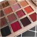 European and American makeup 16 colors eye shadow multi-color palette wine red earth color metal matte pearl red brown - Buy Online on GoSupps.com