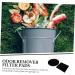 Mobestech 8ST Compost Box Filter - Activated Carbon Odor Remover for Indoor Trash Cans & Compost Heaps - Buy Online on GoSupps.com