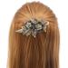 Pretty Alligator Hair Clips Metal Flower Hair Clip Peacock Hair Clip - 2 PCS Large Flower Barrettes for Women (Style B) - Buy Online on GoSupps.com