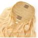 Ponytail Extensions 10-24" Drawstring Ponytail for Women Clip in Ponytail Extension Curly Wavy Ponytail Hairpiece Long Ponytail Extension Human Hair Body Wavy Blonde for Women(Size:10inch(25cm)) 10inch(25cm) DrawString - Buy Online on GoSupps.com