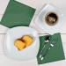 HEKU 100 Dark Green 3-Layer Napkins | 33x33cm Highly Absorbent & Stylish | Perfect for Events & Gastronomy | Practical 5-Pack - Buy Online on GoSupps.com
