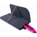 Glamza Hair Straightener Mat & Pouch - Made from Heat Resistant Safety Felt - Ideal for Home & Travel (Dark Grey (Pouchy)) - Buy Online on GoSupps.com