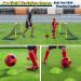 LIBERRWAY Soccer Goal 4'x 3' Portable Kids Soccer Goals for Backyard or Indoor Pop Up Soccer Net with 6 Training Cones  Carrying Bag  8 Ground Stakes  2 Set - Buy Online on GoSupps.com