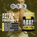 NXT Beef Protein Isolate 540g - High Protein Powder in Natural Amino Acids - Paleo Keto Friendly - Dairy and Gluten Free | 540g | Lemonade - Buy Online on GoSupps.com