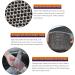 High Density Stainless Steel Chainmail Scrubber with Silicone Lining - Ideal for Cast Iron Skillets, Woks, Pots, and Pans - Black - Buy Online on GoSupps.com