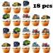 18pcsÂ TruckÂ CupcakeÂ ToppersÂ forÂ BoysÂ MenÂ HappyÂ BirthdayÂ TransportationsÂ ThemeÂ PartyÂ SuppliesÂ SemiÂ TruckÂ BirthdayÂ PartyÂ DecorationsÂ GlitterÂ TruckÂ CakeÂ Decorations - Buy Online on GoSupps.com