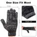 Bamboo Charcoal Exfoliating Bath Gloves for Shower - Spa Massage Body Scrubs - Deep Cleaning and Dead Skin Removal - Buy Online on GoSupps.com