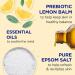 Dr Teal's Prebiotic Lemon Balm Foaming Bath with Epsom Salt 34 fl oz - Pack of 4 - Buy Online on GoSupps.com