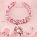 Sinmoe 6 Pcs Confetti Headbands for Girls Room Decor - Pearl Jeweled Glitter Hair Accessories - Buy Online on GoSupps.com