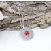 Custom Engraved Medical Alert Necklace for Men & Women | 27in Chain for Diabetes Warfarin Dialysis Stroke & Pacemakers - Buy Online on GoSupps.com