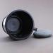 Haryali London Black Shaving Mug - Vintage Style with Knob Handle Design - Heavy Bottom, Impact-Resistant Plastic - For All Genders - Shaving Soap Accessory - Buy Online on GoSupps.com
