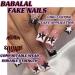 Buy BABALAL French Tip Press on Nails - Medium Square Black Pink 24Pcs 3D Star Charm Acrylic Fake Nails for Women & Girls - Buy Online on GoSupps.com