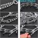 Metal Choke Chain for Dog BAIYSFFG Durable Thick Prong Collars for Pet Outdoor Training Anti Bark Collars for Dogs Small Medium Large Puppy Adjustable Silver Necklace Dog Chain Collar(L) - Buy Online on GoSupps.com