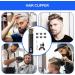 Electric Hair Clippers - Rechargeable Electric Cordless Hair Clipper Hair Trimmer for Men Home Haircut Grooming Set with LED Display High-Performance Professional Barber Hair Cutting Kit Black - Buy Online on GoSupps.com