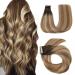 Hotlulana tape extensions real hair chestnut brown to light brown mix light blonde (#2/6/18) Extensions real hair 24ZOLL/60CM 40PS 100G Invisible 100% natural skin weft tape in extensions real hair.#2/6/18 Chestnut Brown to Light Brown Mix Light Blonde 60