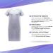 AMZ Medical Supply X-Small Hospital Gowns for Women - Pack of 3 White Patient Gowns with Bird Print - Front and Back Snaps - Soft Cotton - Convenient Labor and Delivery Gowns - Buy Online on GoSupps.com