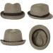 Fancet Packable Straw Fedora Panama Hat Large 92651_brown - Buy Online on GoSupps.com
