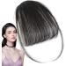 Bang Extensions Clip Human Hair French Bangs Clip on Hair Bangs Extensions - Natural Color Fringe Hairpieces Stylish Neat Bangs Hair Extension for Girls Women Natural black - Buy Online on GoSupps.com