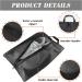 2 Pack Large Travel Shoe Bags - Portable Water-Resistant Shoe Storage Organizer for Men and Women - Lightweight Black Bags for Golf, Soccer, Sneakers, Boots - Buy Online on GoSupps.com