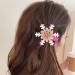 Christmas Themed Snowflake Hair Grip Elegant Christmas Snowflake Hair Clip Embellished with Rhinestones Blue Heart Model - Buy Online on GoSupps.com