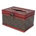Verdant Touch Retro Wooden Tissue Box Decorative Paper Towel Storage Box for Massage Shafts Home Hotel