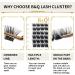 D Curl 16mm 72 Cluster Lash Extensions | Volume Wispy Individual Lashes DIY | Soft Eyelash Clusters B30 D-16mm - Buy Online on GoSupps.com