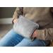 Home Comforts Rechargeable Electric Hot Water Bottle Bed Hand Warmer Massaging Heat Pad Pain Relief Grey 26 18cm - Buy Online on GoSupps.com