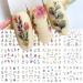 12 Sheets Colorful Flower Nail Art Stickers - Water Transfer Decals for Spring & Summer - Lily Tulip Butterfly & Dragonfly Designs - Nail Accessories for Women - Buy Online on GoSupps.com