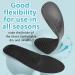 BOOT BLACK Women's Arch Support Insoles - Relief for Flat Feet & Foot Pain (Size 6-6.5) - Buy Online on GoSupps.com
