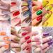 100 Clear Artificial Fingernails with Glue & File - Perfect Nail Art Tips for Women & Girls (10 Sizes) - International Shipping Available - Buy Online on GoSupps.com