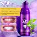 CCKULOOB Purple toothpaste for white teeth color correction serum V34 whitening booster removal of coffee stains smoke and yellow teeth - Buy Online on GoSupps.com