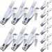 Bememo 12 Pieces Stainless Nail Clippers Set Fingernail Clippers and Toenail Clippers Nail Cutter Tool Set for Kids  Men  Women (12 Pieces  Fingernail and Toenail Clipper Set)