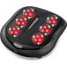 Foot massager with warmth Alljoy Shiatsu Electrical foot massager for plantar fasciitis 18 flexible kneading head heads circulatory stimulator foot massage device (foot massage)