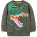 Kids Dinosaur Sweatshirt | Cotton Long Sleeve Pullover for Boys and Girls | Toddler/Baby Casual Top | 1-8 Years | Size 2-3 Years - Dinosaur 08 - Buy Online on GoSupps.com