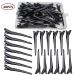 Huaziz 40 Pcs 9cm Alligator Hair Clips - Durable Metal Hairpins for Hairstyles Tinkering & Accessories - Black Crocodile Hair Clips - Buy Online on GoSupps.com