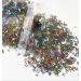 Holographic Number Shaped Glitter Flakes Nail Sticker Set - 8 Colors | Nail Art Manicure Supplies for Epoxy Resin, Slime & Crafts - Buy Online on GoSupps.com