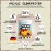 Clear Protein Vegan 360g - Delicious Peach Iced Tea | High-Quality Pea Protein - 56% Protein | Refreshing Vegan Clear Whey Protein Drink - Buy Online on GoSupps.com