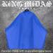 King Midas Empire Professional Salon Cape - Waterproof Anti-Static & Stain Resistant - Snap Closure - Blue - Buy Online on GoSupps.com