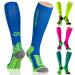 Sport compression stocking under pressure Runattack compression: 18-21mmhg i high performance running stocking size.43-46 (calf scope: 32-44cm) Ocean blue