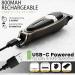 BARBOSSO Beard Hair Trimmer Men Rechargeable via USB-C - 90 Min Battery - Cordless Clippers - Mens Electric Shaver Razor - Male Face Grooming Kit - Stubble Moustache Sideburn Bald Head Black - Buy Online on GoSupps.com