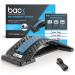 BACK Backboard Stretch Multi-Level Spine Stretcher for Relaxation Posture Corrector Decompression and Pain Relief for Neck Back Shoulders and Sciatica Black blue