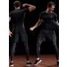 NELEUS Men's Compression Athletic Workout T-Shirt - Black/Grey/Blue - Medium - Buy Online on GoSupps.com