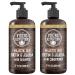 Viking Revolution Majestic Oud Mens Shampoo and Conditioner Set with Biotin and Jojoba Oil - Natural Hair Shampoo and Hair Conditioner for Men with Vitamin B5 - Mens Shampoo for Thinning Hair (17Oz) Majestic Oud Shampoo and Conditioner Set 17 Fl Oz (Pack 